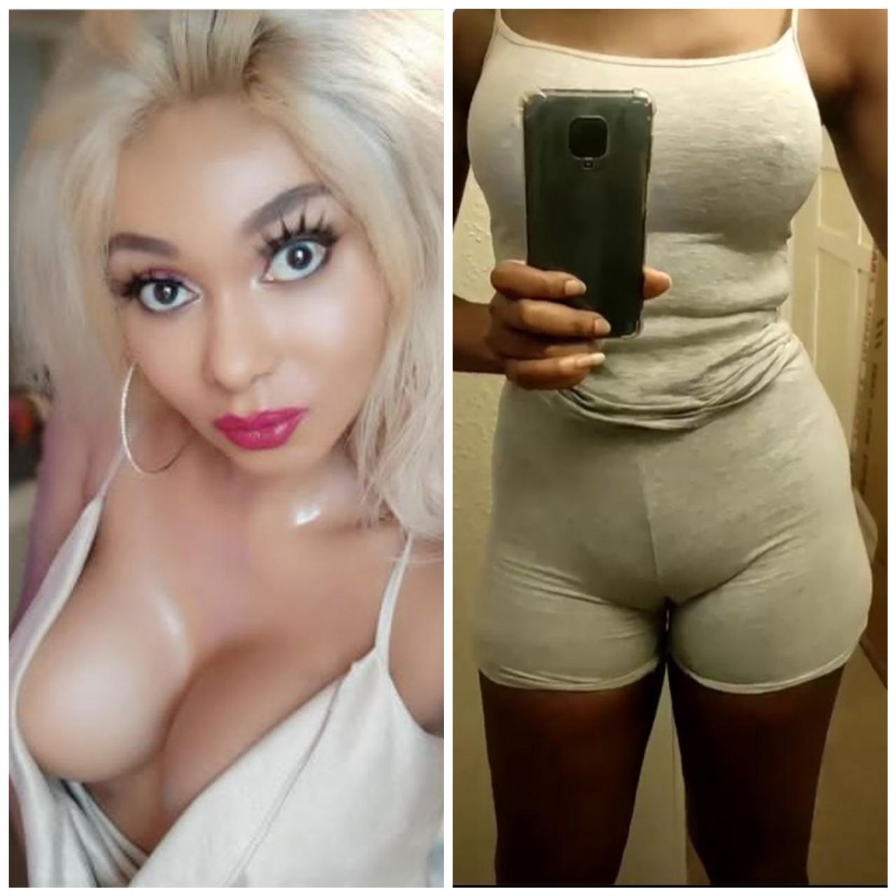 Nigerian transgender, Miss Sahhara shows off her camel toe (video) 