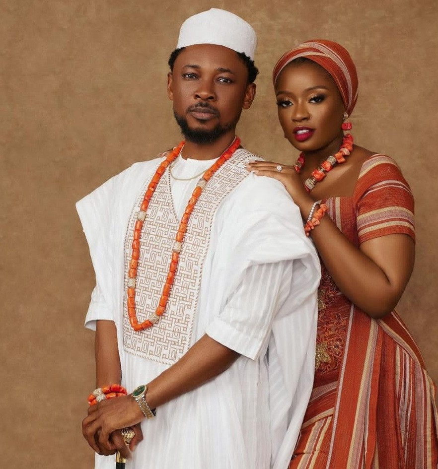 Omojuwa releases pre-wedding photos