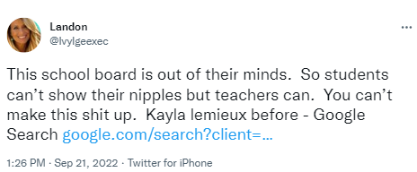 School defends trans teacher with big distracting fake breasts, says she 