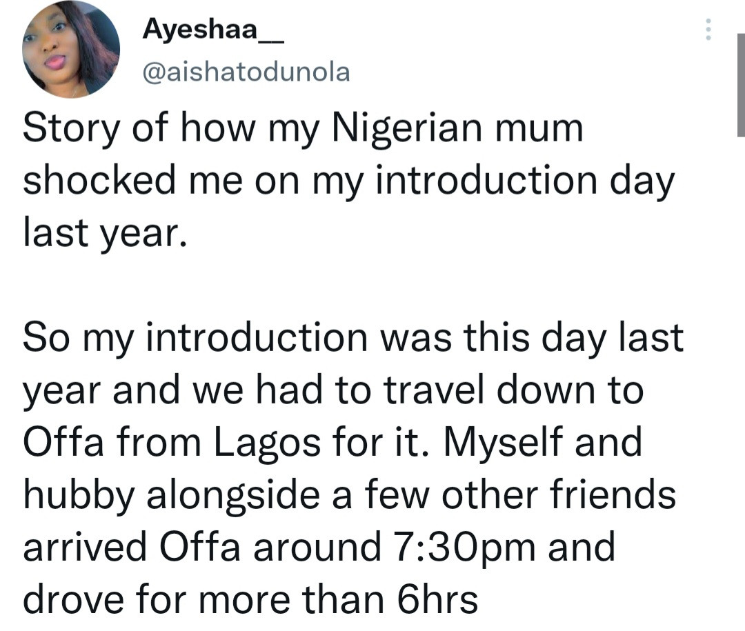 Between a Nigerian bride and her mum who kicked against her paying a photographer N55k to take pictures at her introduction