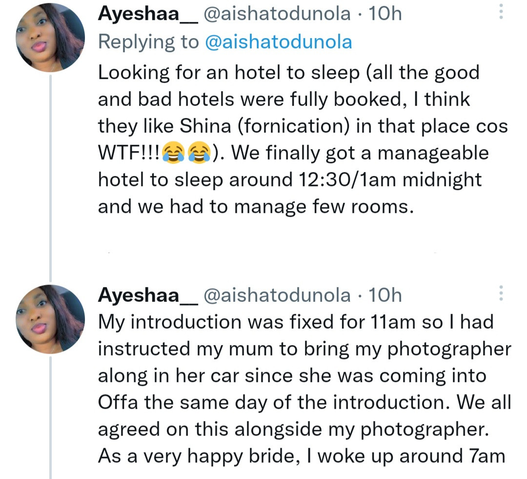 Between a Nigerian bride and her mum who kicked against her paying a photographer N55k to take pictures at her introduction
