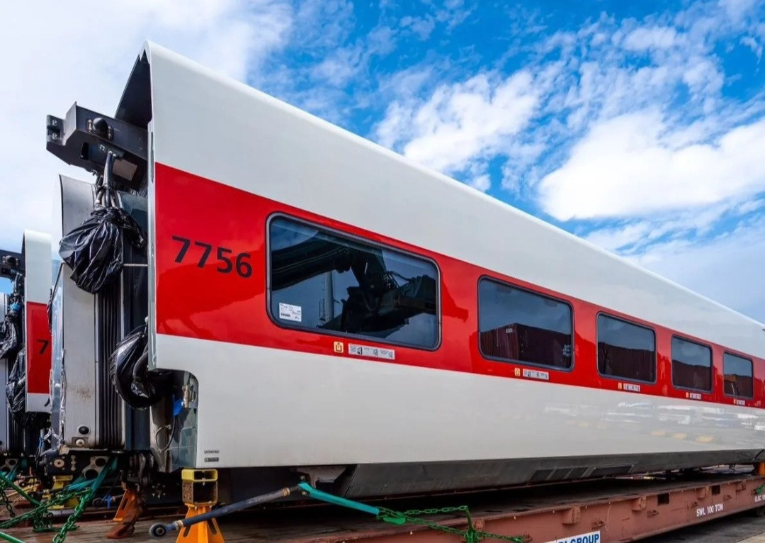 Lagos takes delivery of trains for Red Line rail system