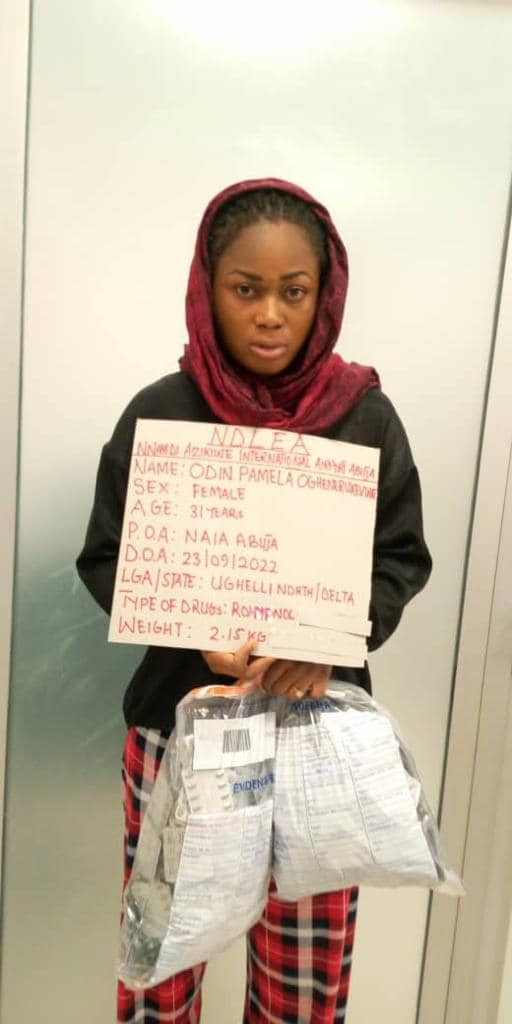 NDLEA arrests Turkey-bound businesswoman with drug concealed inside foodstuff at Abuja airport