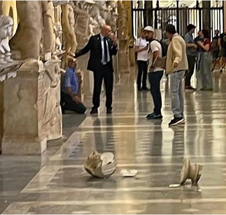 US tourist smashes 2 ancient Vatican sculptures after being denied visit with the Pope