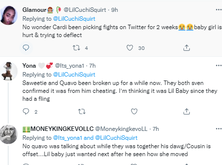 U.S. rapper, Quavo insinuates that Cardi B