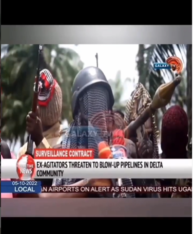 Former militants threaten to blow up oil wells in Delta communities (video)