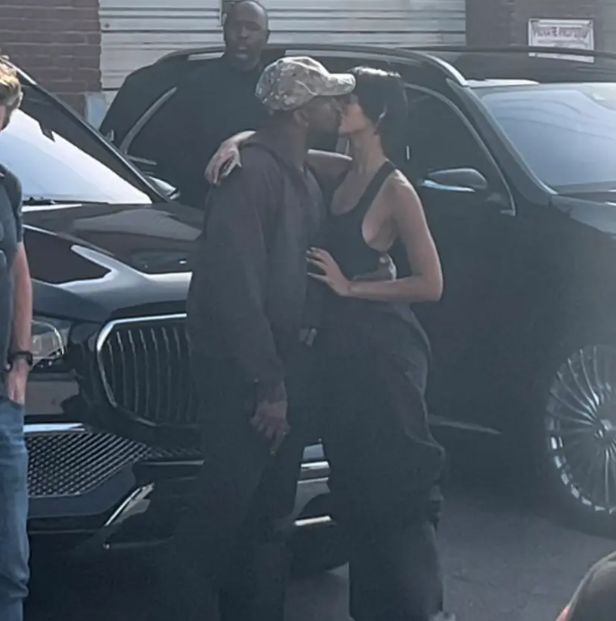 Kanye West and new girlfriend Juliana Nalu pack on the PDA