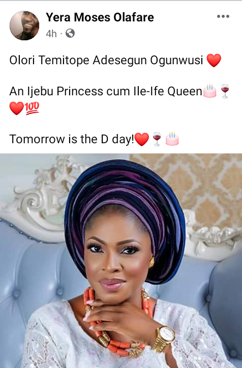 Ooni of Ife to marry 6th wife on Monday 