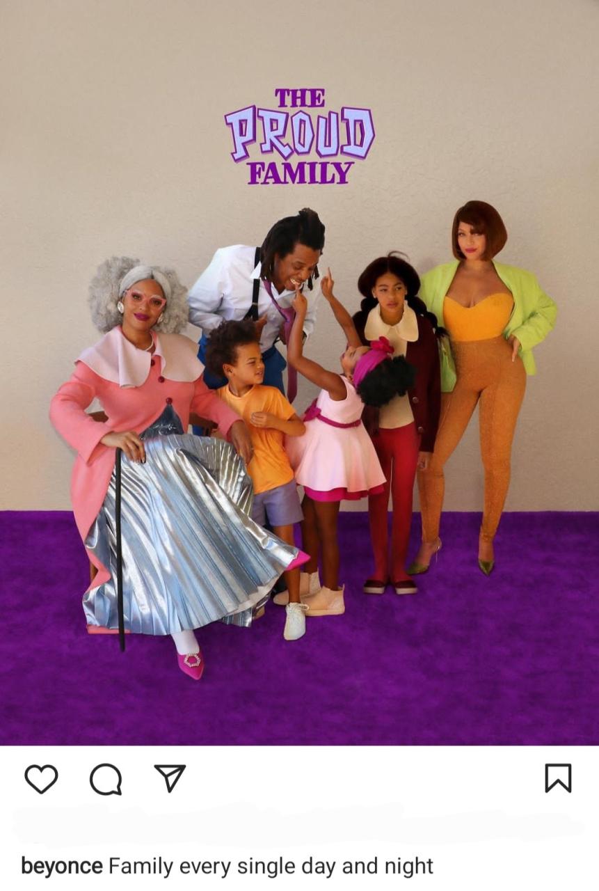 Beyonce shares lovely photo of her family