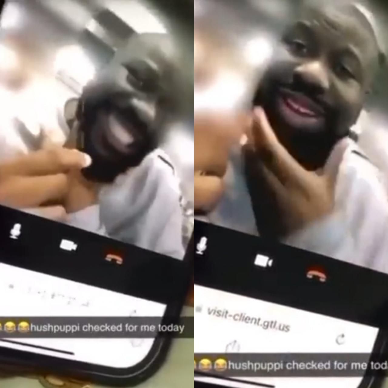 Hushpuppi in good spirits as he chats with friend from prison hours after he was sentenced to 11 years imprisonment (video)