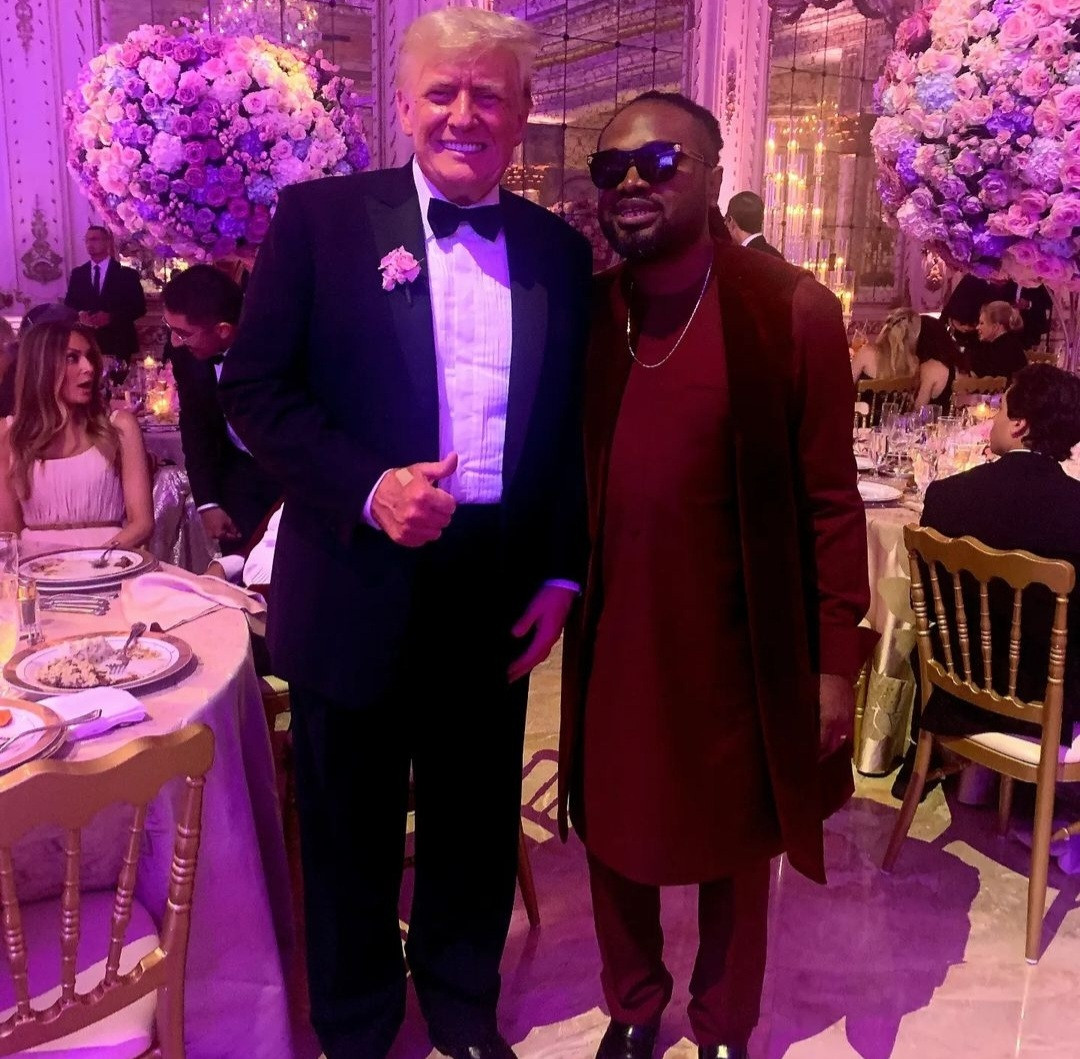 Cobham Asuquo calls Donald Trump "Mr President" as he thanks him for his "kind words"