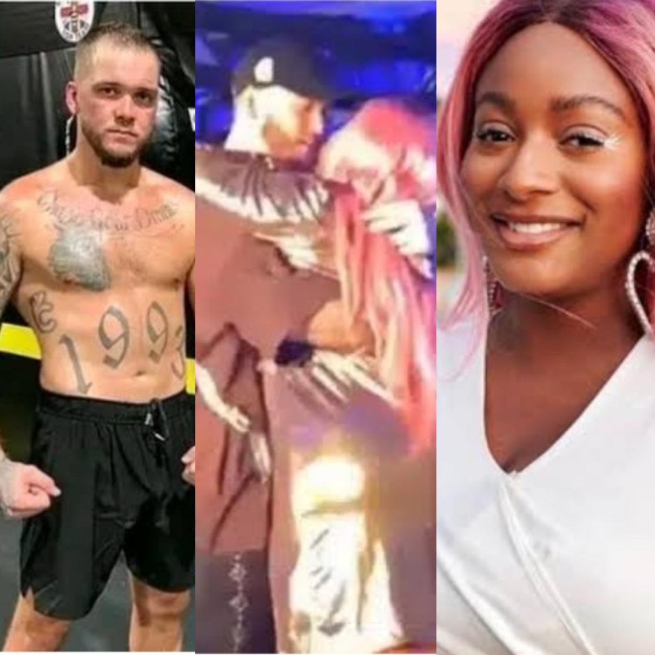 DJ Cuppy engaged as boyfriend Ryan Taylor goes down on one knee to propose on stage (video)