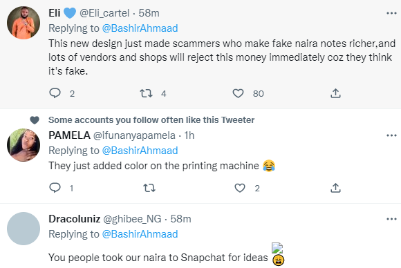 Nigerians react to the redesigned naira notes