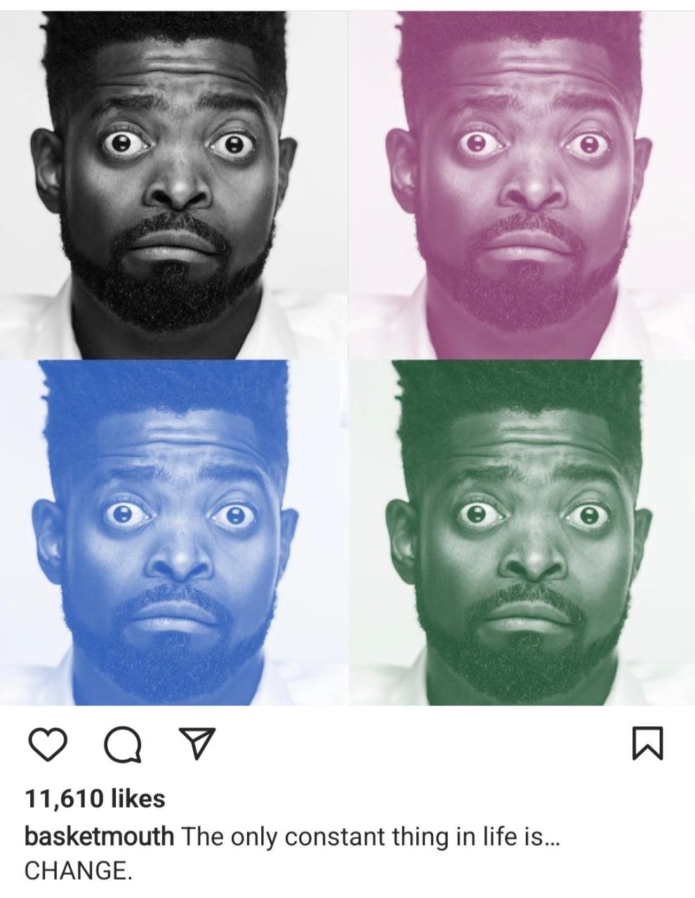 Comedian basketmouth reacts to the newly redesigned naira notes 