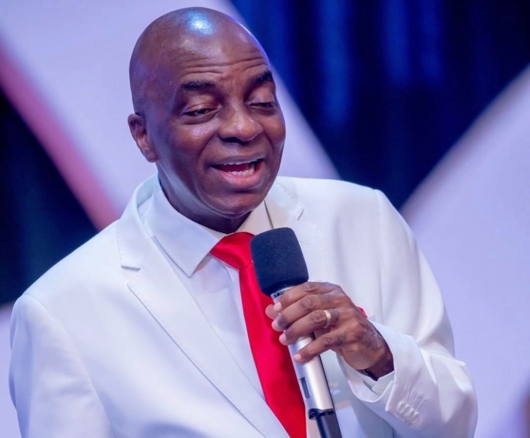 Before your son will bring another son as his wife, wake up - Bishop Oyedepo tells his church members (video)