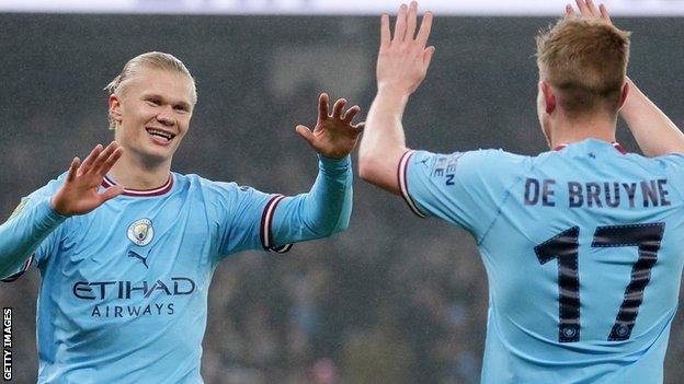 Erling Haaland and Kevin de Bruyne