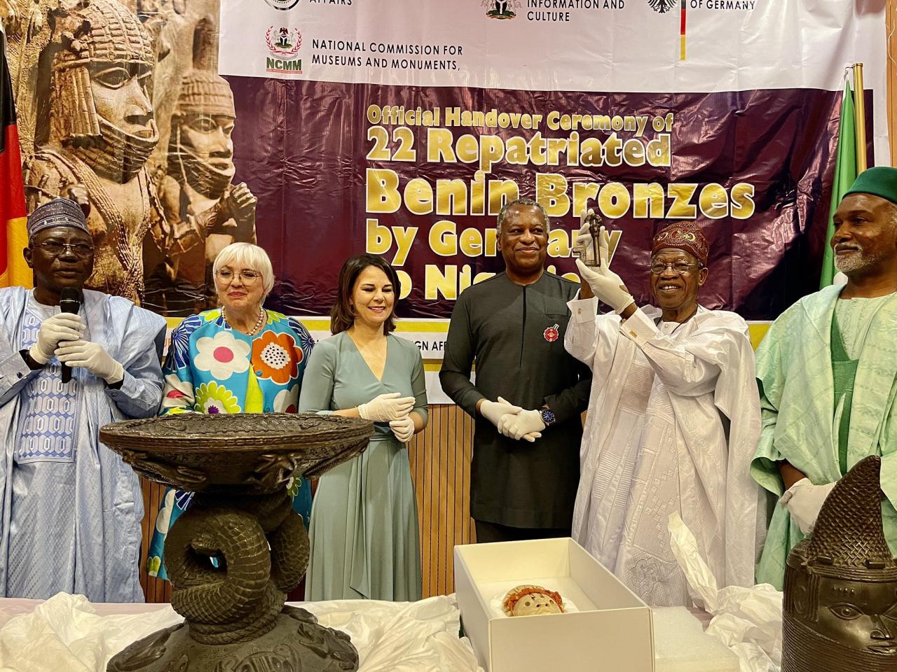 Germany returns 22 Benin Bronzes to Nigeria