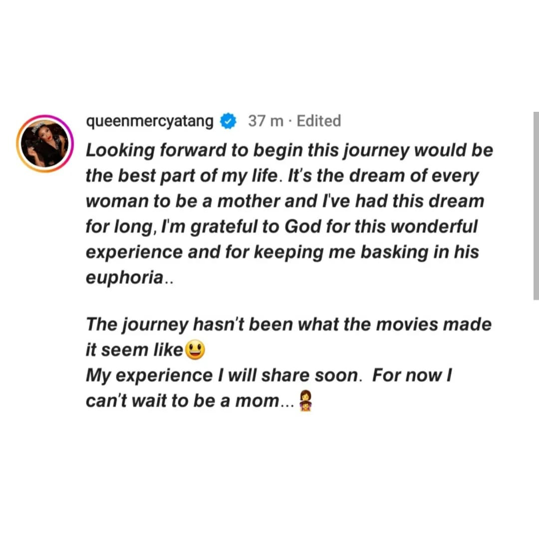 BBNaija star, Queen, expecting her first child; shows off baby bump (photos)