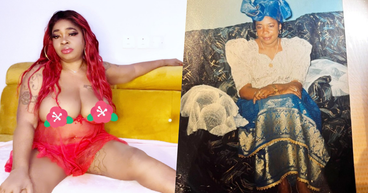 Afrocandy shares throwback photos of when she was still a