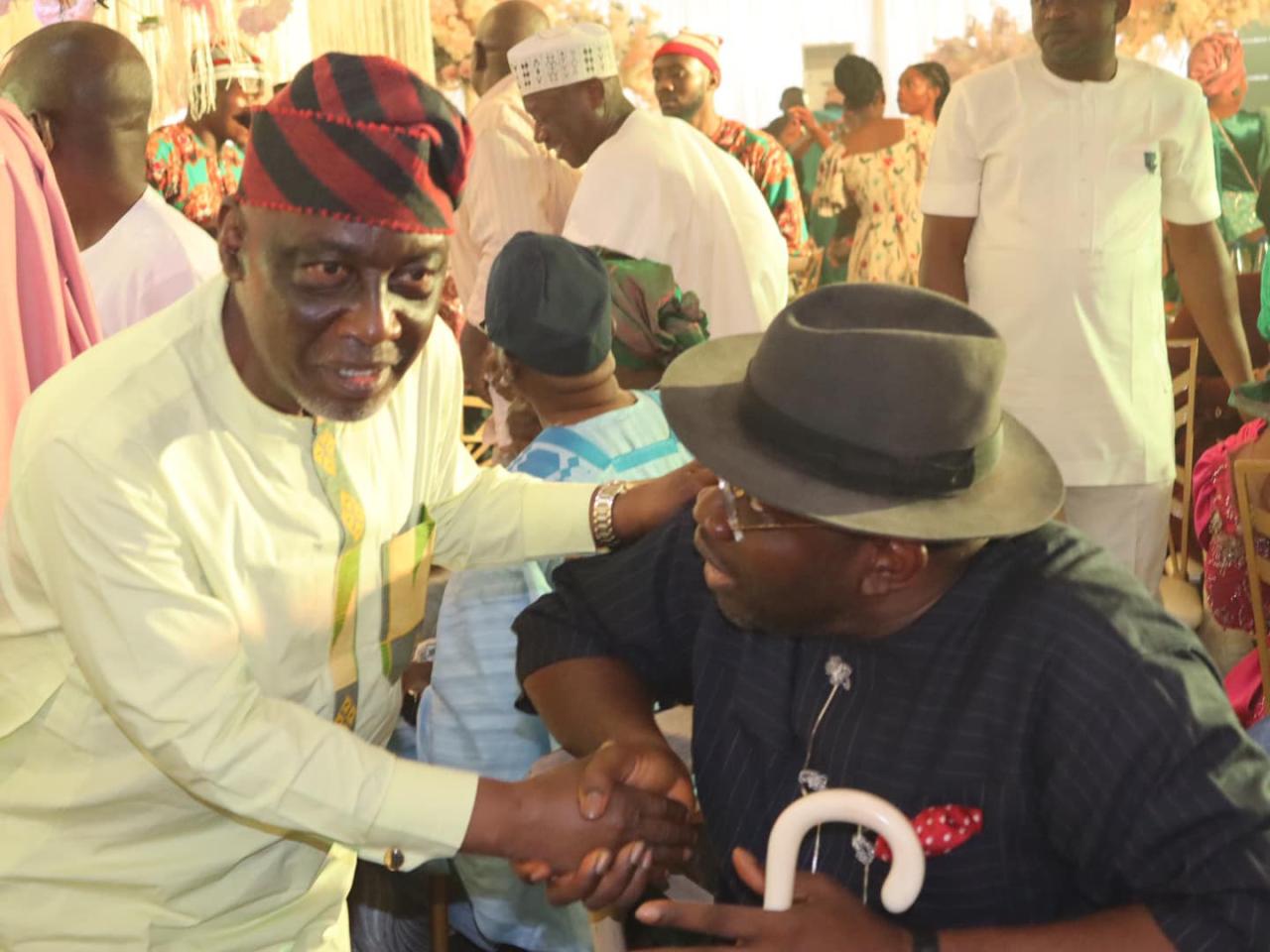 Photos from the traditional wedding of former Senate President, David Mark