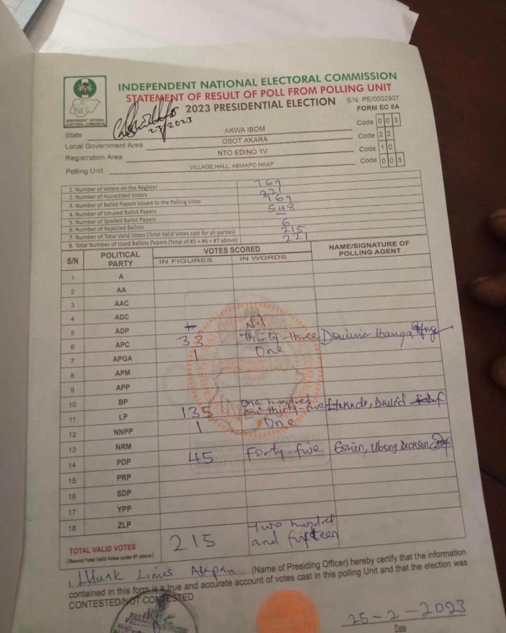 Investigative journalist David Hundeyin shares "proof" as he continues to allege "crude election rigging" across States (video/photos)