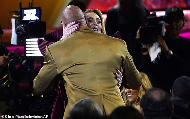 Singer, Adele left blushing after finally meeting Dwayne 