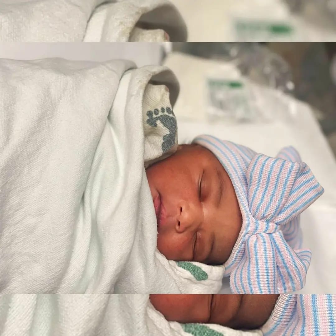 Comedian Ajebo welcomes baby girl (photos)
