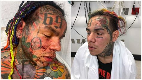 Tekashi 6ix9ine locked away in a room for safety after being attacked in a gym