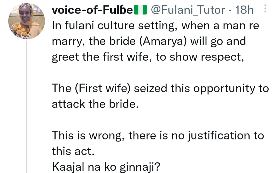 First wife attacks husband