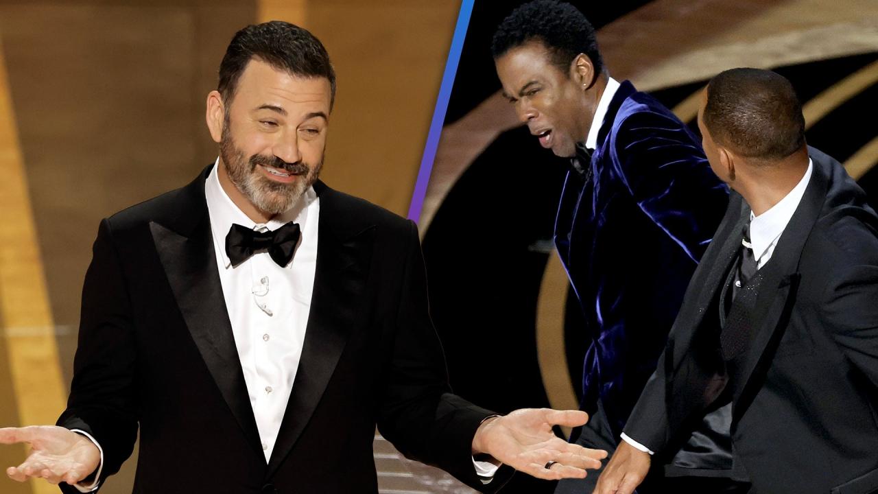 Jimmy Kimmel addresses Will Smith-Chris Rock Slap  at 2023 Oscars  (video)