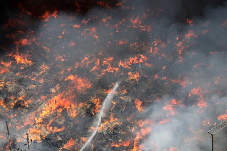 Bangladesh market fire