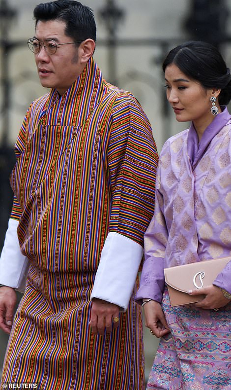 Kings and Queens from around the world attend King Charles