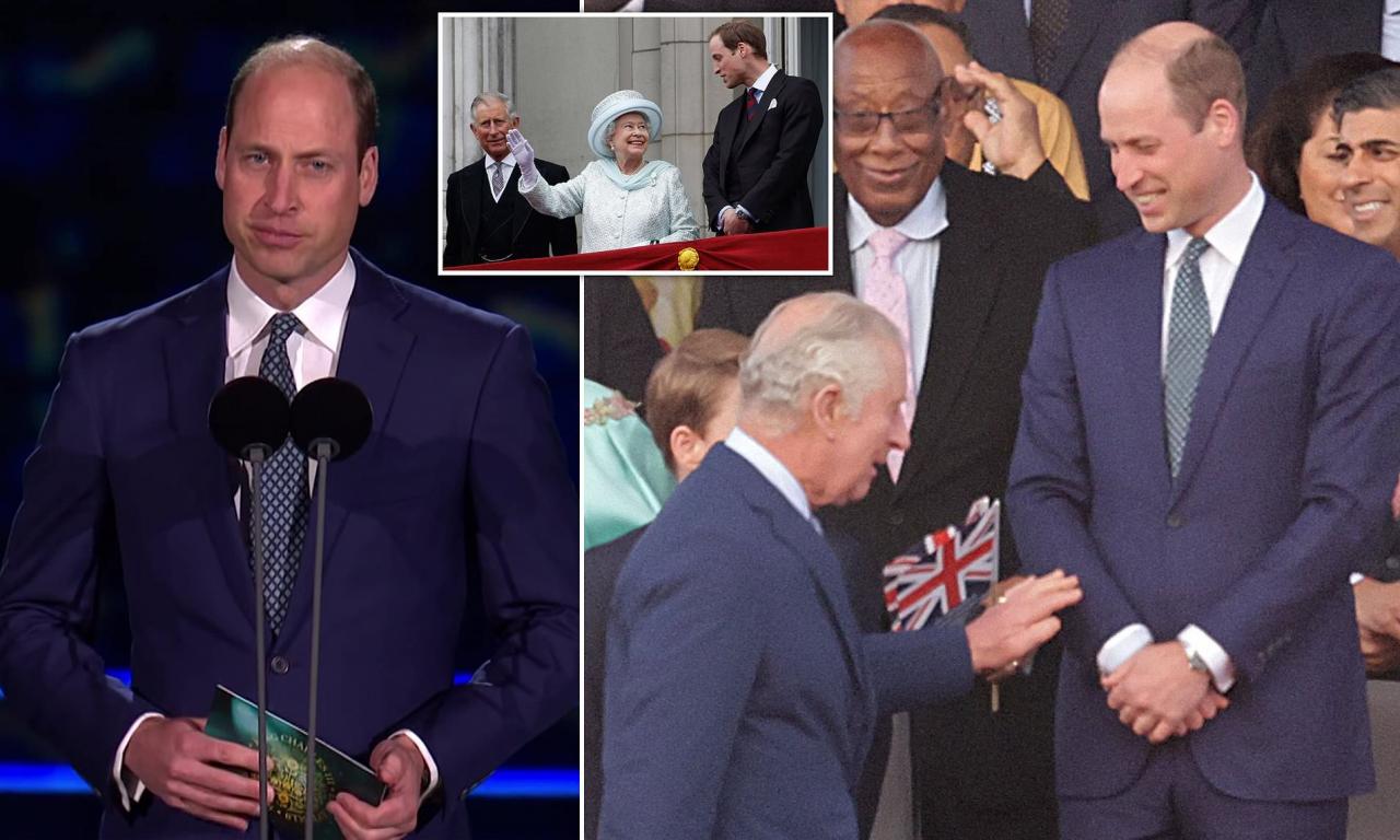 Prince William pays moving tribute to his father King Charles, says Queen Elizabeth would be a