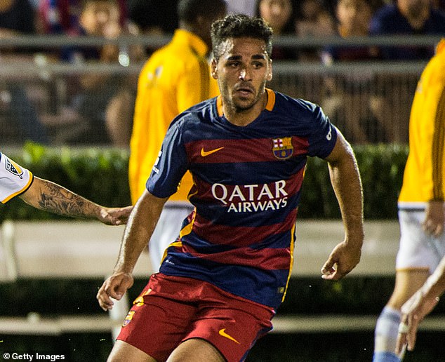 Ex-Barcelona defender, Douglas Pereira  arrested after firing an unauthorised gun into the air in a car park