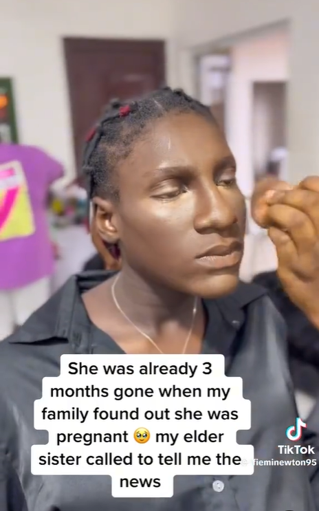 Autistic lady welcomes a baby boy after her baby daddy denied being responsible for the pregnancy (video)