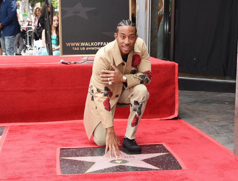 Rapper and actor, Ludacris receives a star on the Hollywood Walk of Fame with 