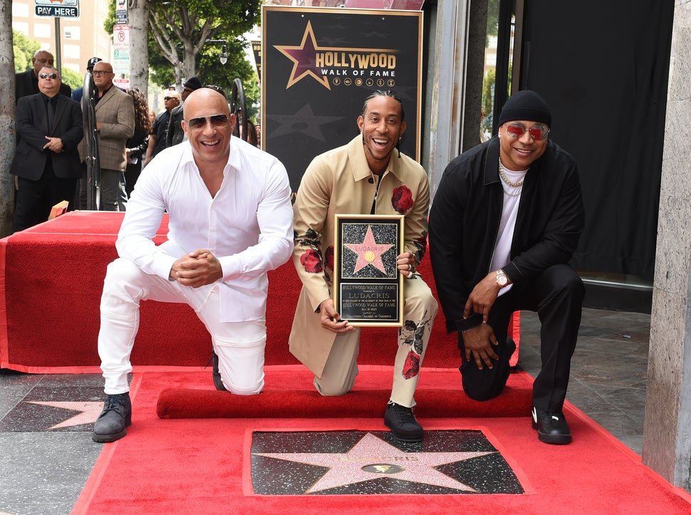 Rapper and actor, Ludacris receives a star on the Hollywood Walk of Fame with