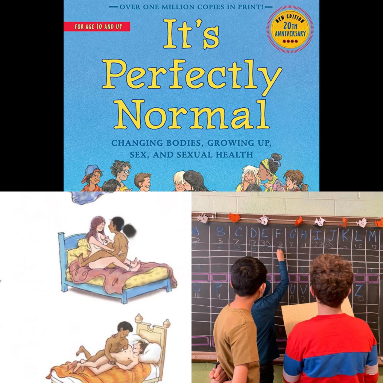 American Parents threaten to pull out their 5th grade kids after school makes explicit sex curriculum containing graphic pictures of masturbation, gay and oral s3x mandatory  (photos)