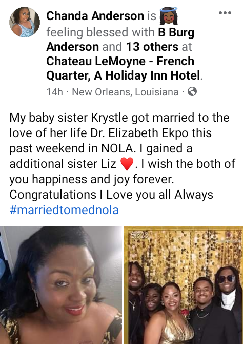 Nigerian lesbian couple gets married in the U.S.