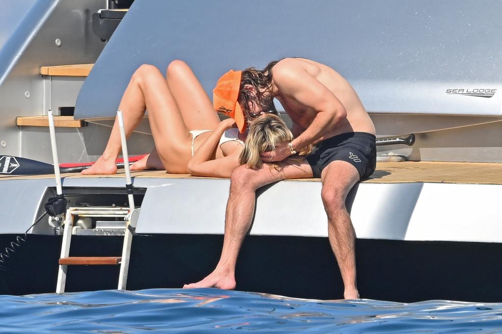 Heidi Klum, 50, and 33 year old husband Tom Kaulitz can?t keep their hands off each other during France holiday(photos)