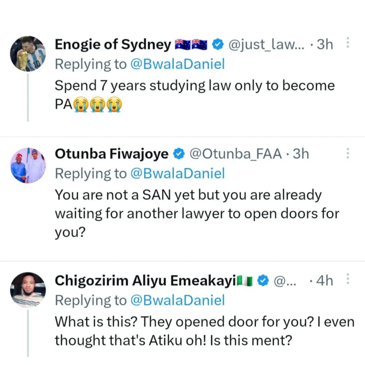 Twitter users call out Atiku