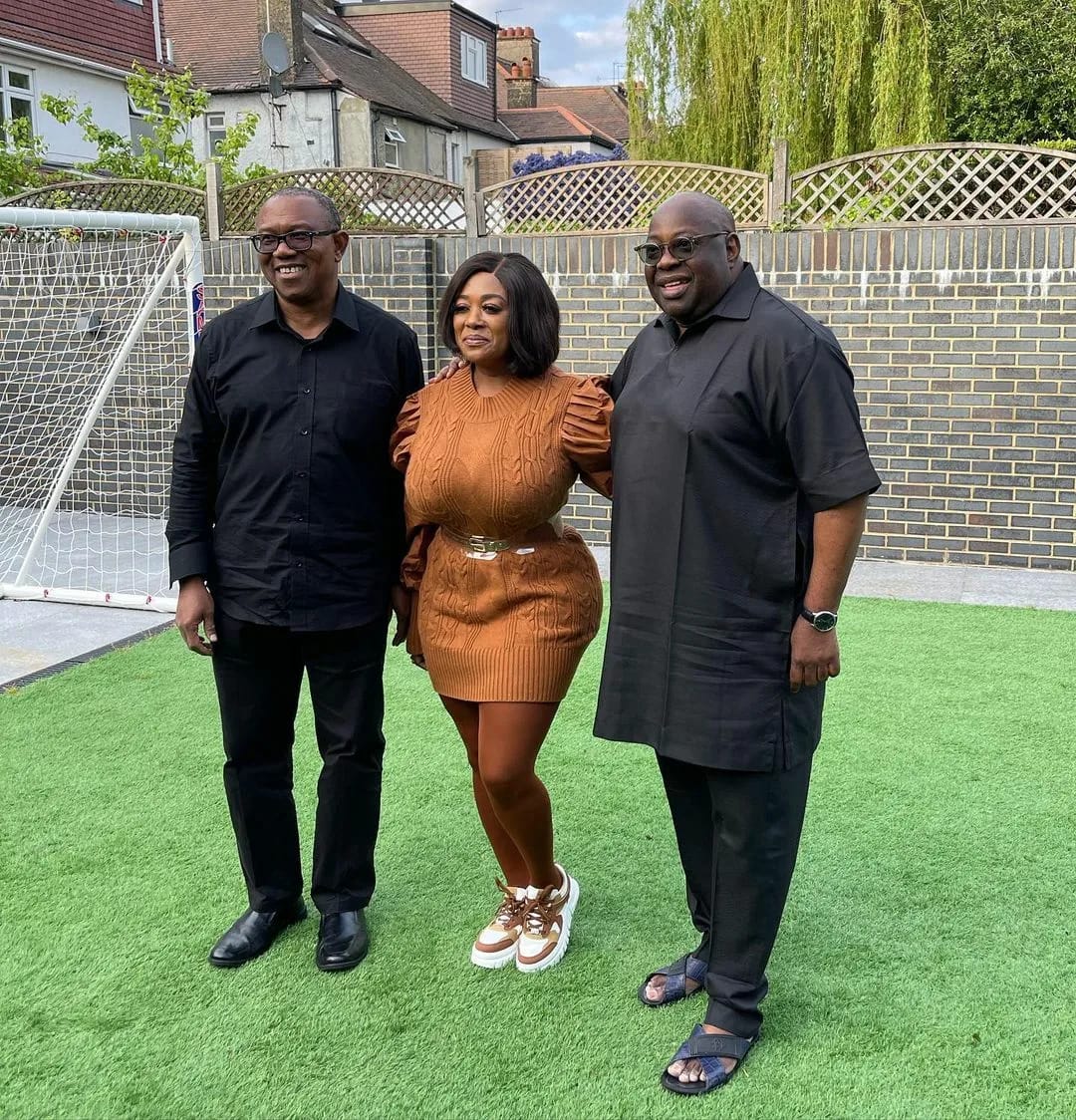 Peter Obi attends Dele Momodu