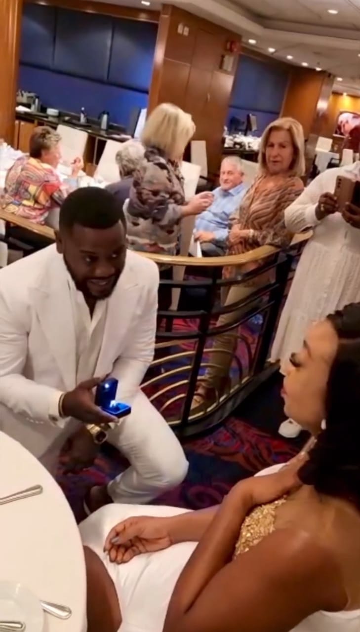 Actor, Deyemi Okanlawon proposes to his wife again on their 10th wedding anniversary (video)