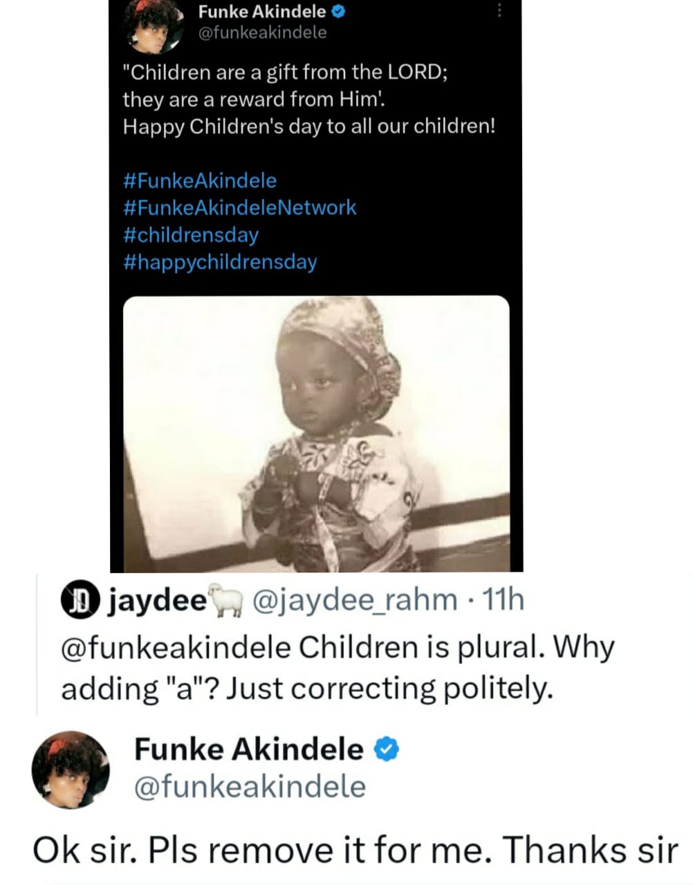 Between actress Funke Akindele and an ?English teacher?