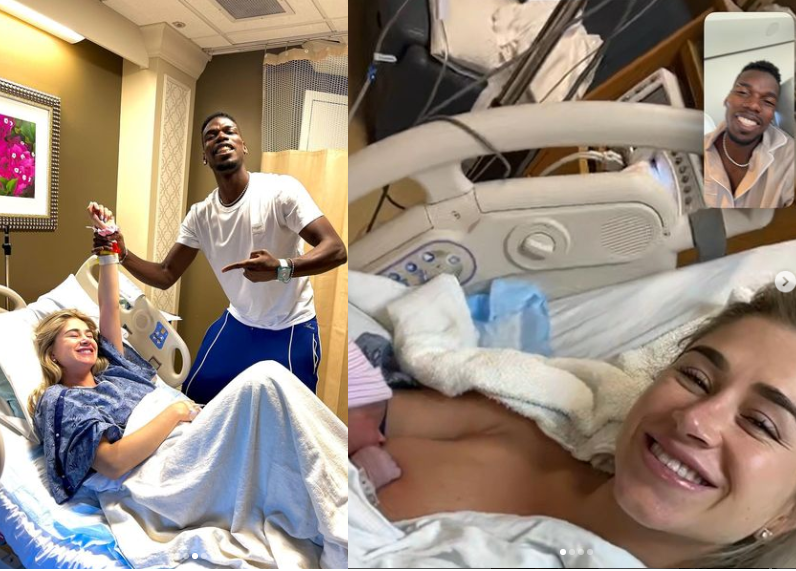 Footballer, Paul Pogba welcomes third child with his wife Zulay Pogba