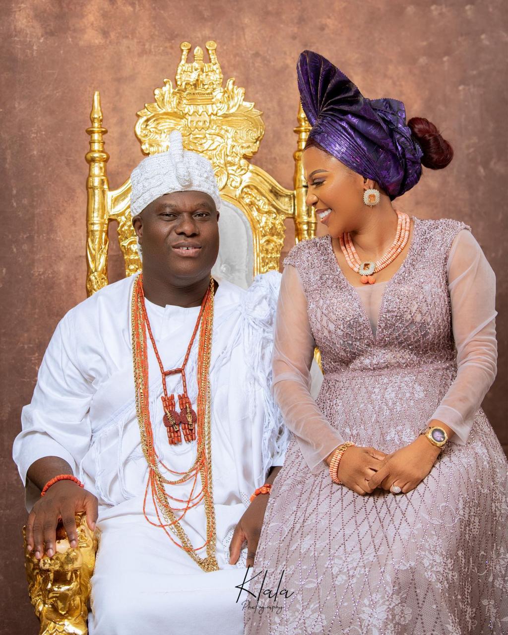 Ooni of Ife announces wedding date with his 2nd wife, Opeoluwa Elizabeth; see their pre-wedding photos