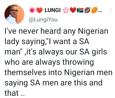 South African lady says Nigerian women don