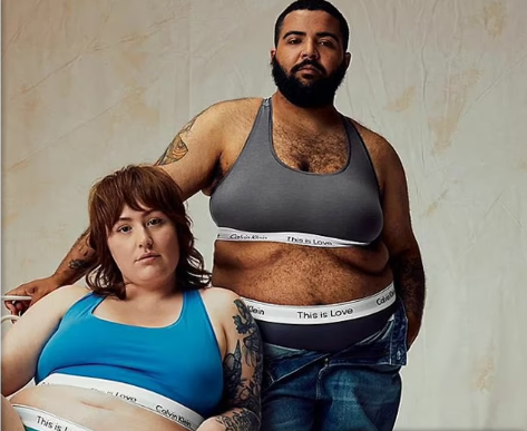 Calvin Klein uses a trans man who has not had top surgery to model female�sports�bra