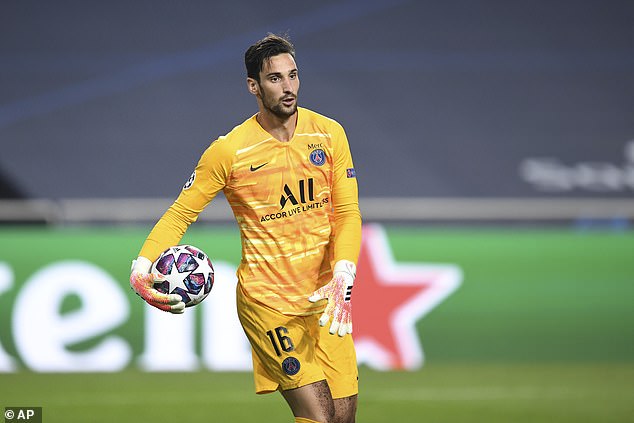 PSG goalkeeper, Sergio Rico