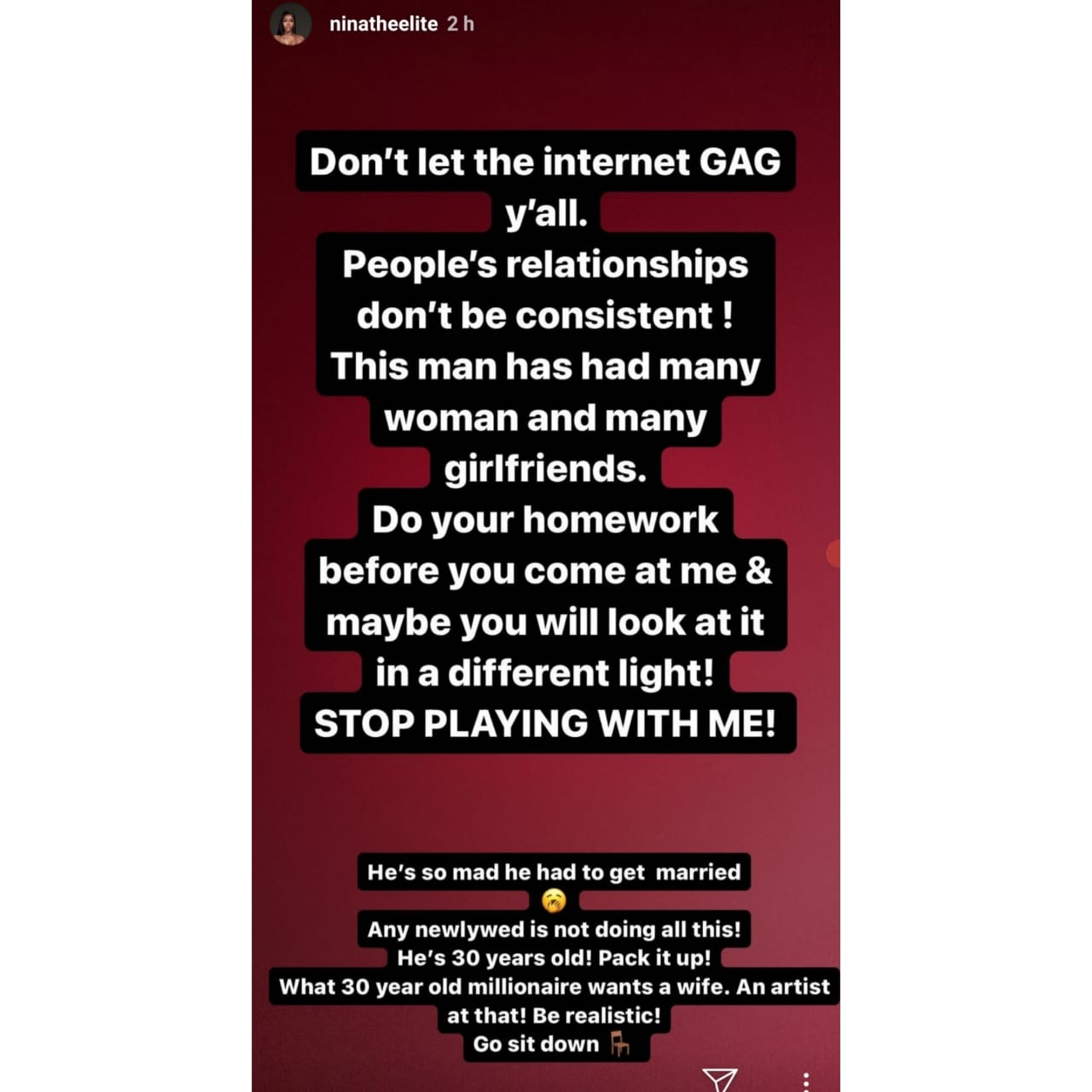 What 30 year old millionaire wants a wife? An artiste at that! Be realistic -  Lady claiming to be expecting a child for Davido says